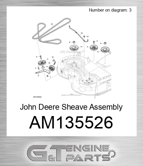 AM135526 Sheave Assembly