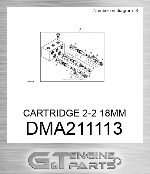 DMA211113 CARTRIDGE 2-2 18MM