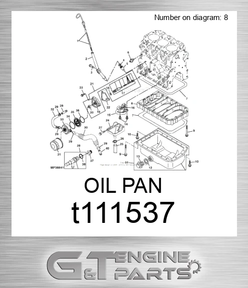 T111537 OIL PAN