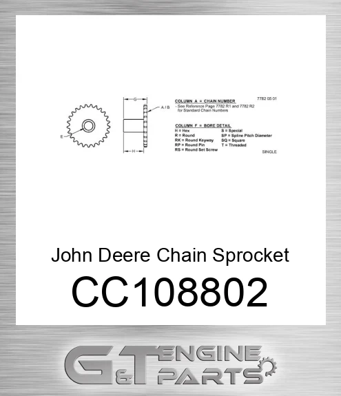 CC108802 Chain Sprocket