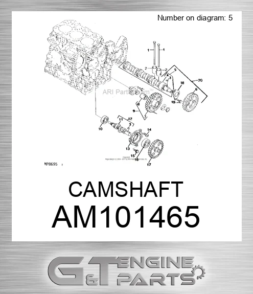 AM101465 CAMSHAFT