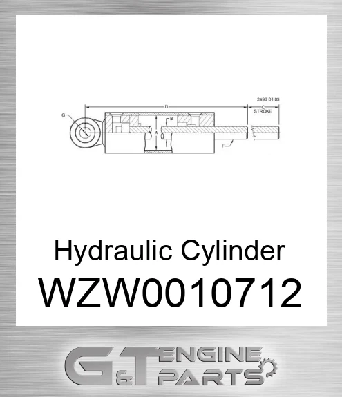 WZW0010712 Hydraulic Cylinder
