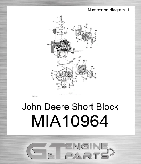 MIA10964 Short Block Assembly