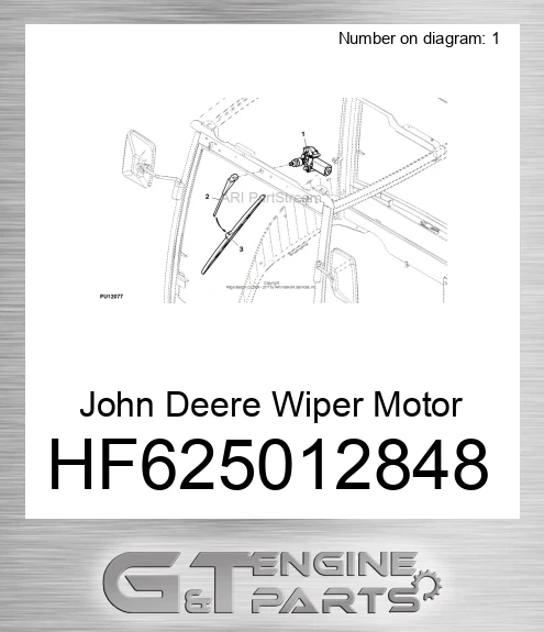 HF625012848 Wiper Motor