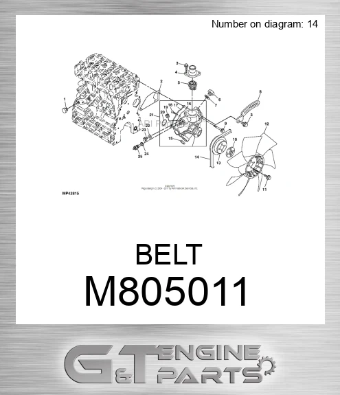 M805011 BELT