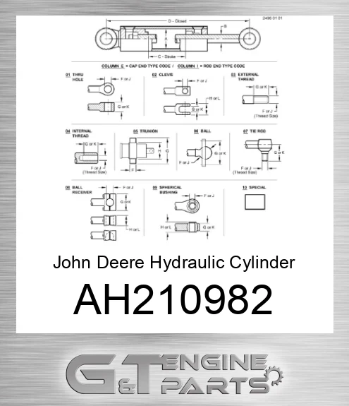 AH210982 Hydraulic Cylinder