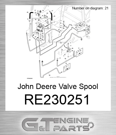 RE230251 Valve Spool