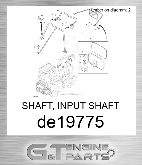 DE19775 SHAFT, INPUT SHAFT