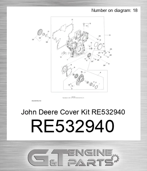 RE532940 Cover Kit