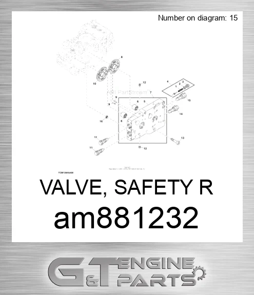 AM881232 VALVE, SAFETY R