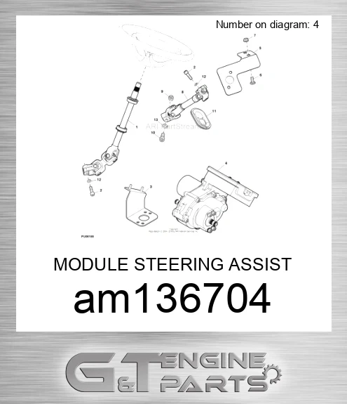 AM136704 MODULE STEERING ASSIST