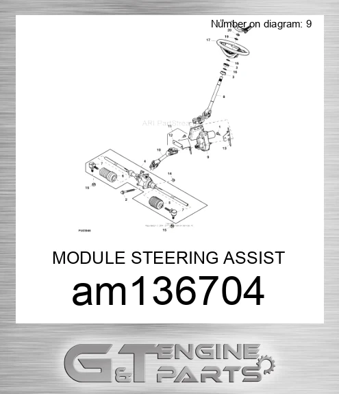 AM136704 MODULE STEERING ASSIST