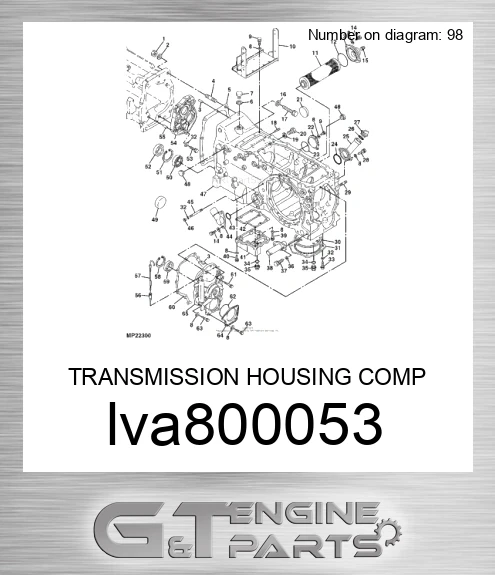 LVA800053 TRANSMISSION HOUSING COMP
