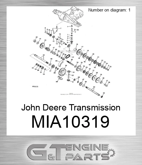 MIA10319 John Deere Transmission MIA10319