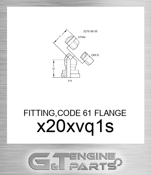 x20xvq1s FITTING,CODE 61 FLANGE