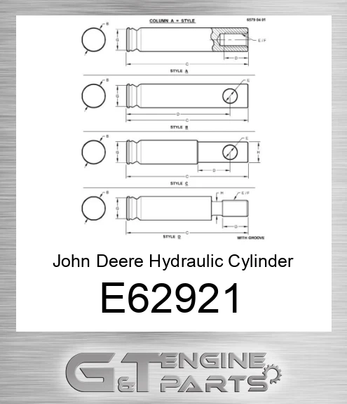 E62921 Hydraulic Cylinder Rod