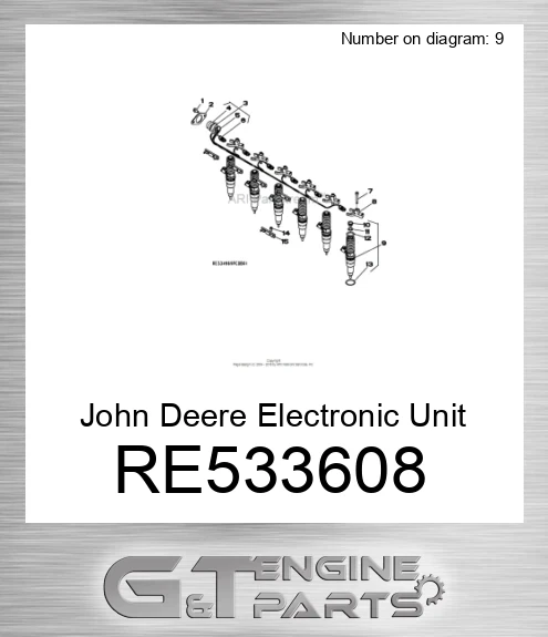 RE533608 Electronic Unit Injector