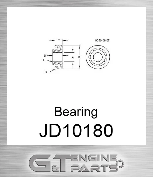 JD10180 Bearing