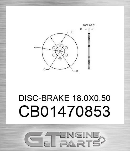 CB01470853 DISC-BRAKE 18.0X0.50