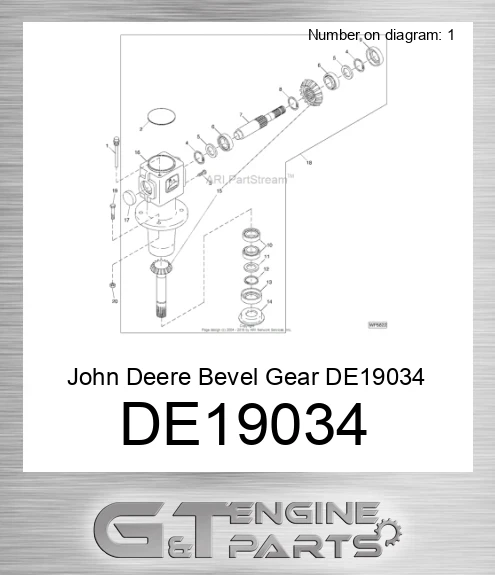 DE19034 Bevel Gear