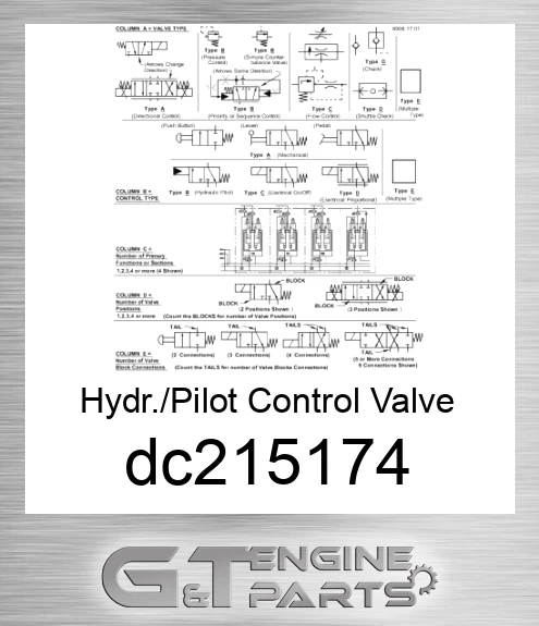 DC215174 Hydr./Pilot Control Valve