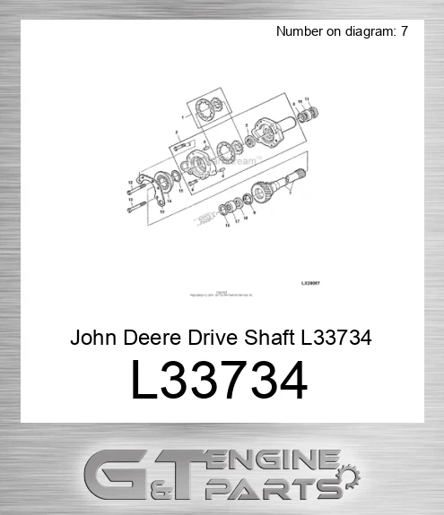L33734 Drive Shaft