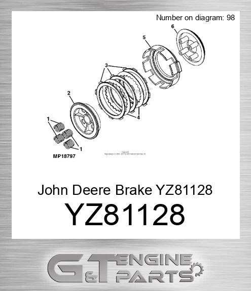 YZ81128 Brake