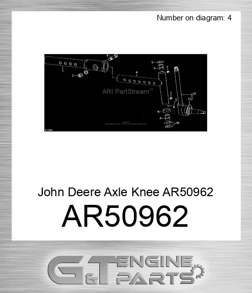 AR50962 Axle Knee