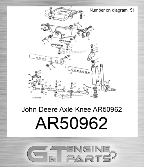 AR50962 Axle Knee