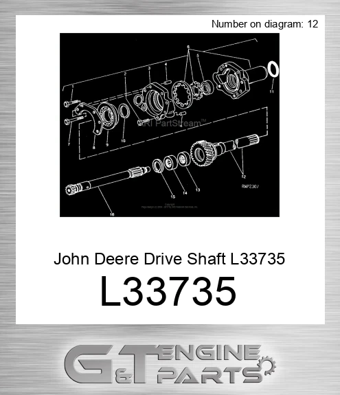 L33735 Drive Shaft
