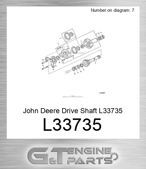 L33735 Drive Shaft