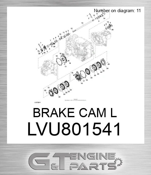 LVU801541 BRAKE CAM L