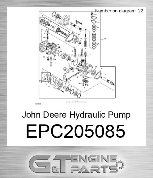 EPC205085 Hydraulic Pump