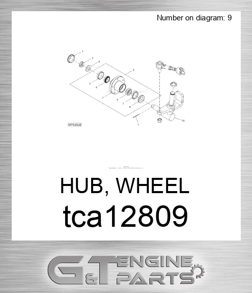 TCA12809 HUB, WHEEL
