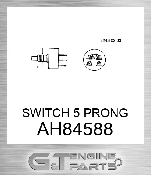 AH84588 SWITCH 5 PRONG