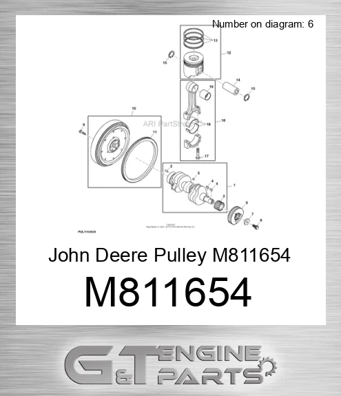 M811654 Pulley