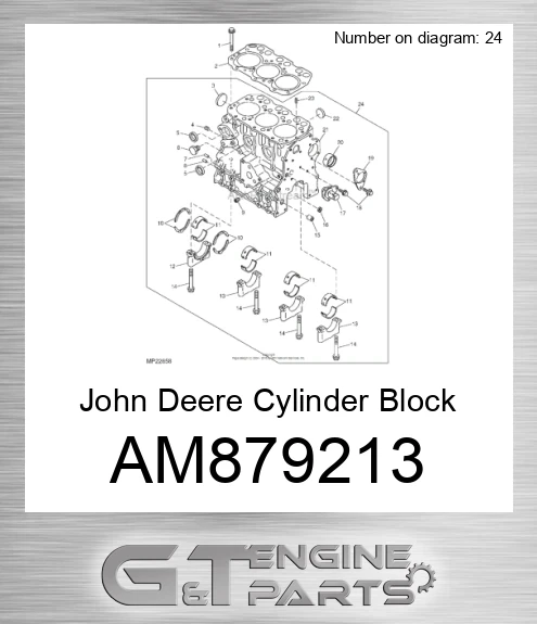AM879213 Cylinder Block