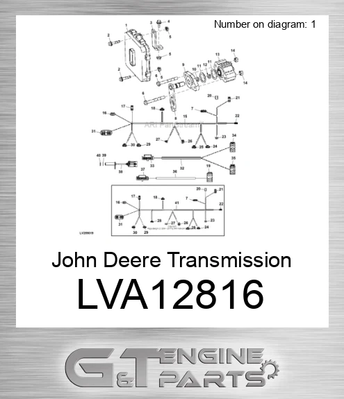 LVA12816 John Deere Transmission Controller LVA12816
