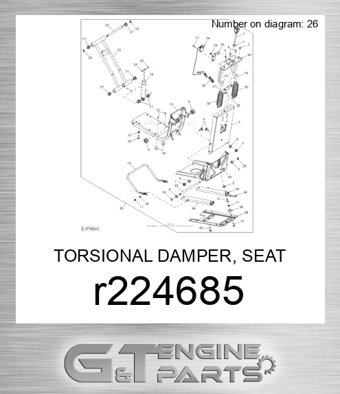 R224685 TORSIONAL DAMPER, SEAT
