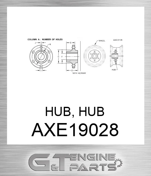 AXE19028 HUB, HUB