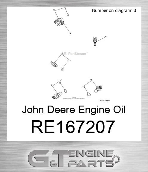 RE167207 Engine Oil Pressure Sensor