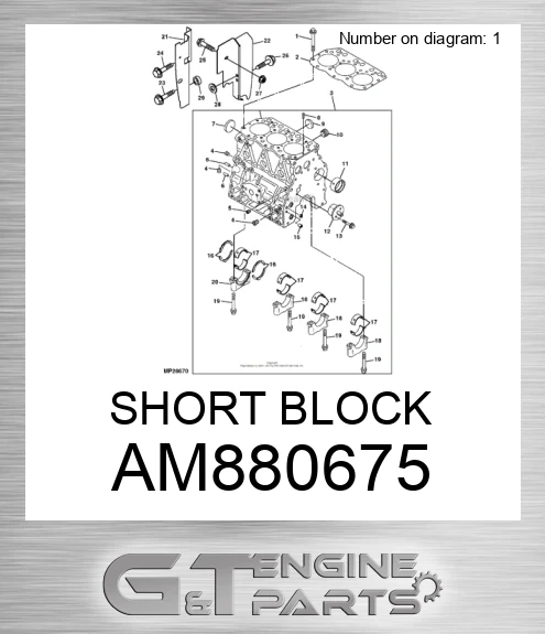 AM880675 SHORT BLOCK