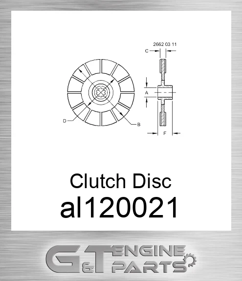 AL120021 Clutch Disc