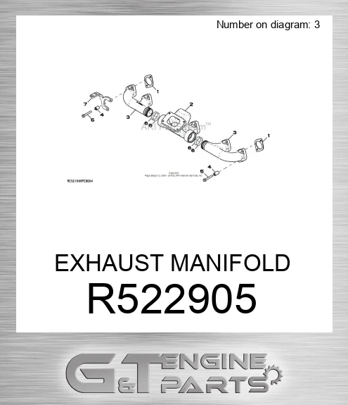 R522905 EXHAUST MANIFOLD