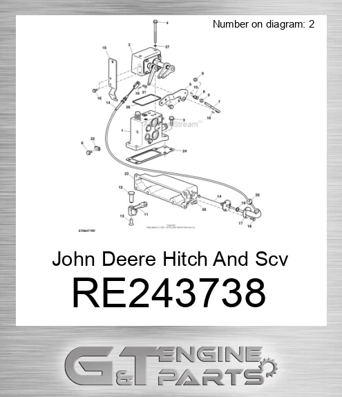 RE243738 Hitch And Scv Controller