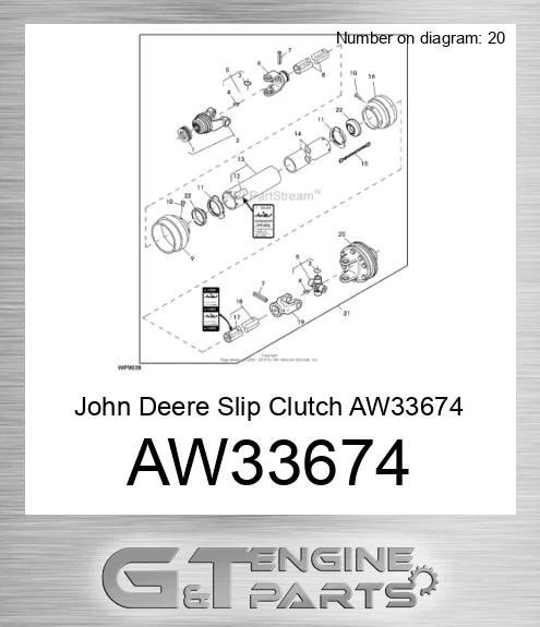 AW33674 Slip Clutch