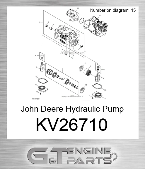 KV26710 Hydraulic Pump