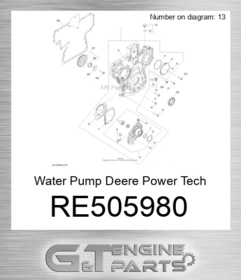 RE505980 Water Pump