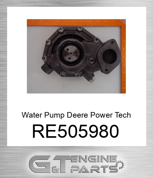 RE505980 Water Pump Deere Power Tech