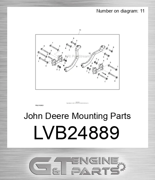 LVB24889 John Deere Mounting Parts LVB24889